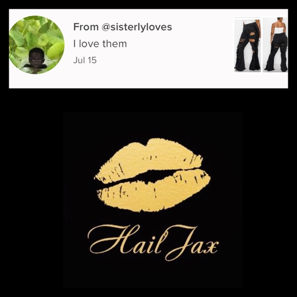 ➕ Side Fringe Flare Jeans - Picture 2 of 8